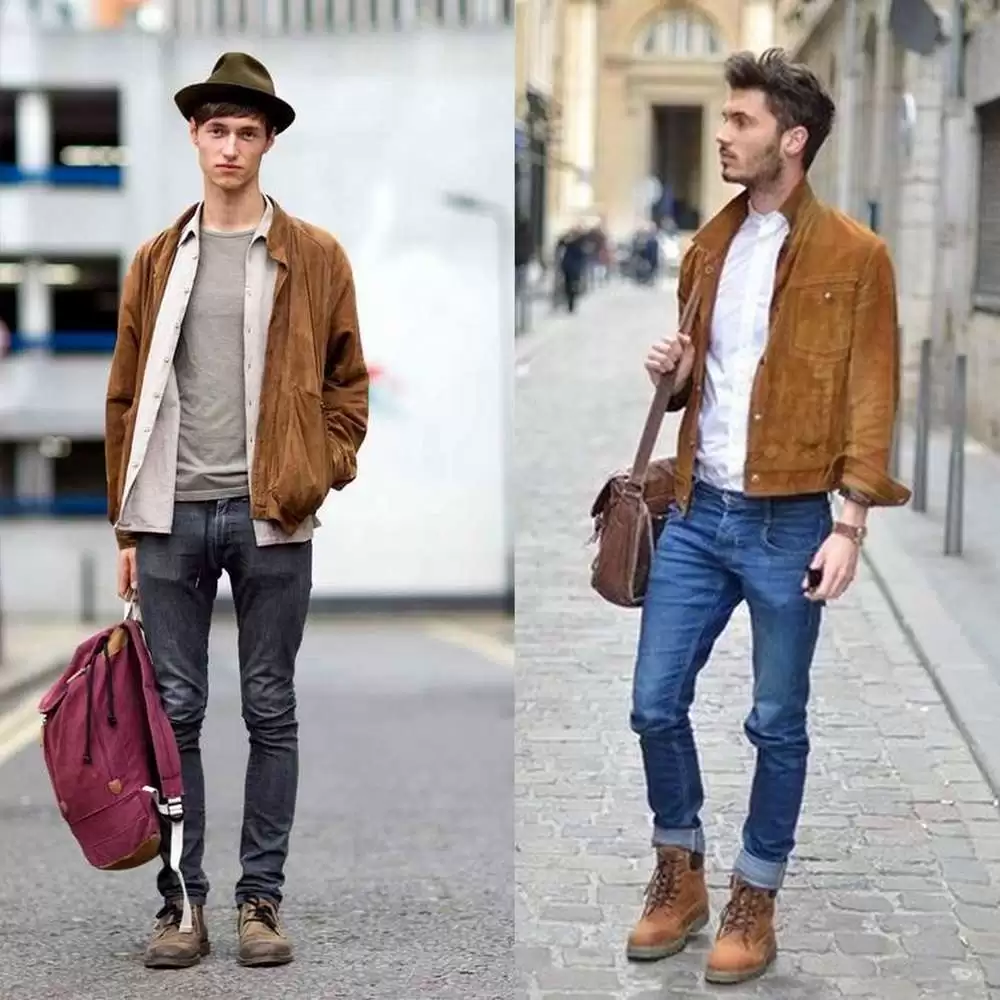 how to wear suede jacket for men (2)