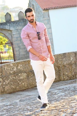 how to wear white jeans for men (3)