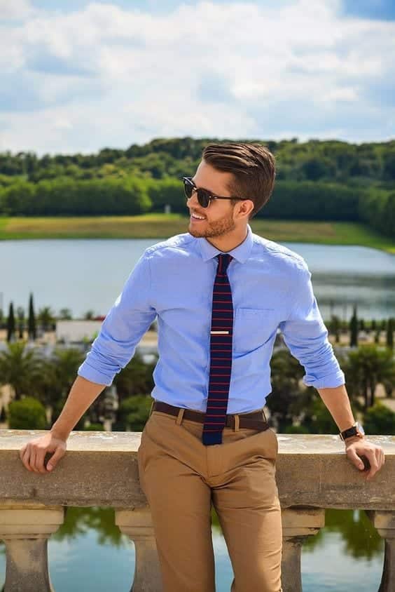 Khaki Pants Outfits-20 Ideas What to Wear with Men's Khaki Pants