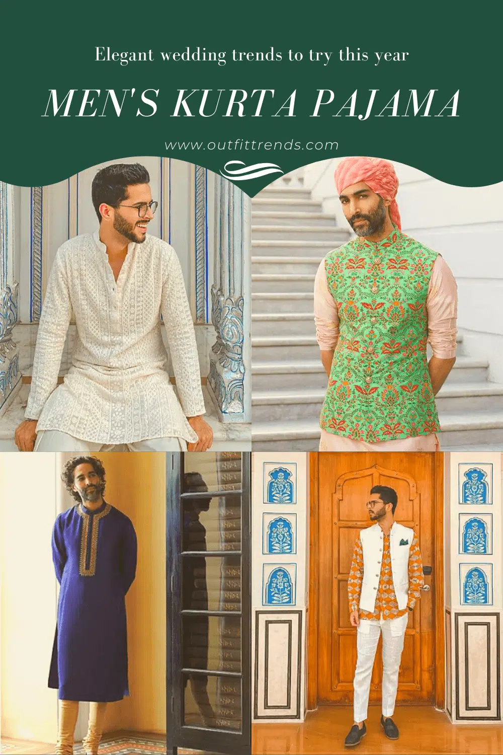 men wedding kurta pajama styles