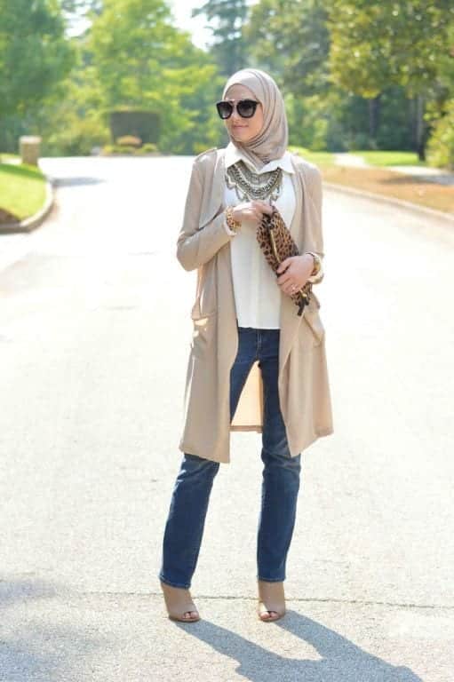 Silk Hijab Styles-20 Ideas How to Wear a Silk Hijab in Style