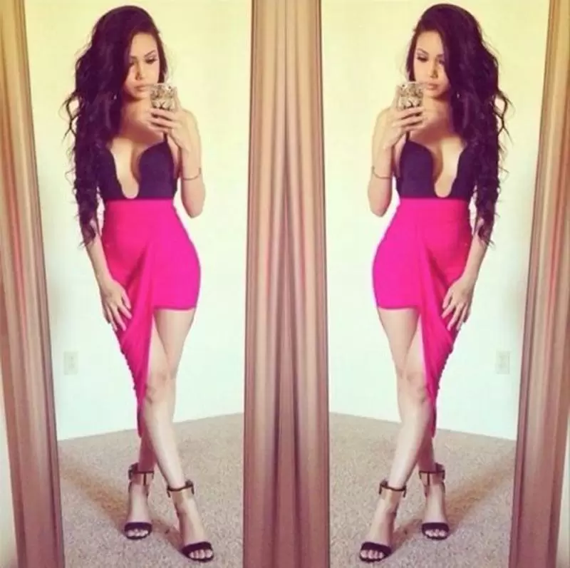 how to wear hot pink skirts (27)