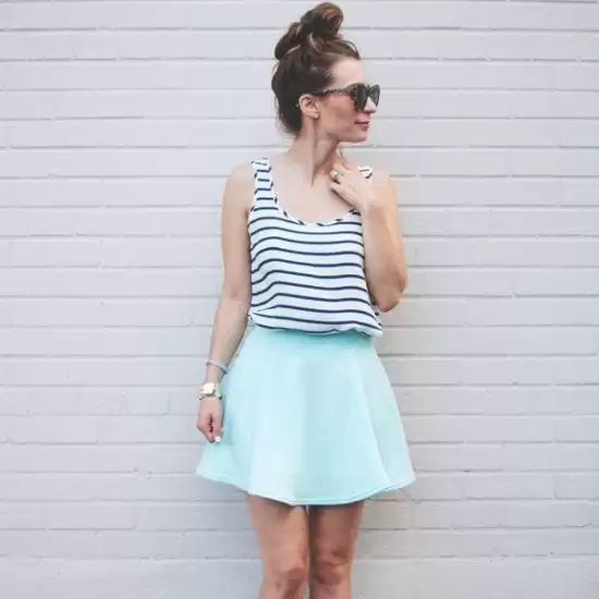 How to Wear Mint Skirts? 25 Outfit Ideas