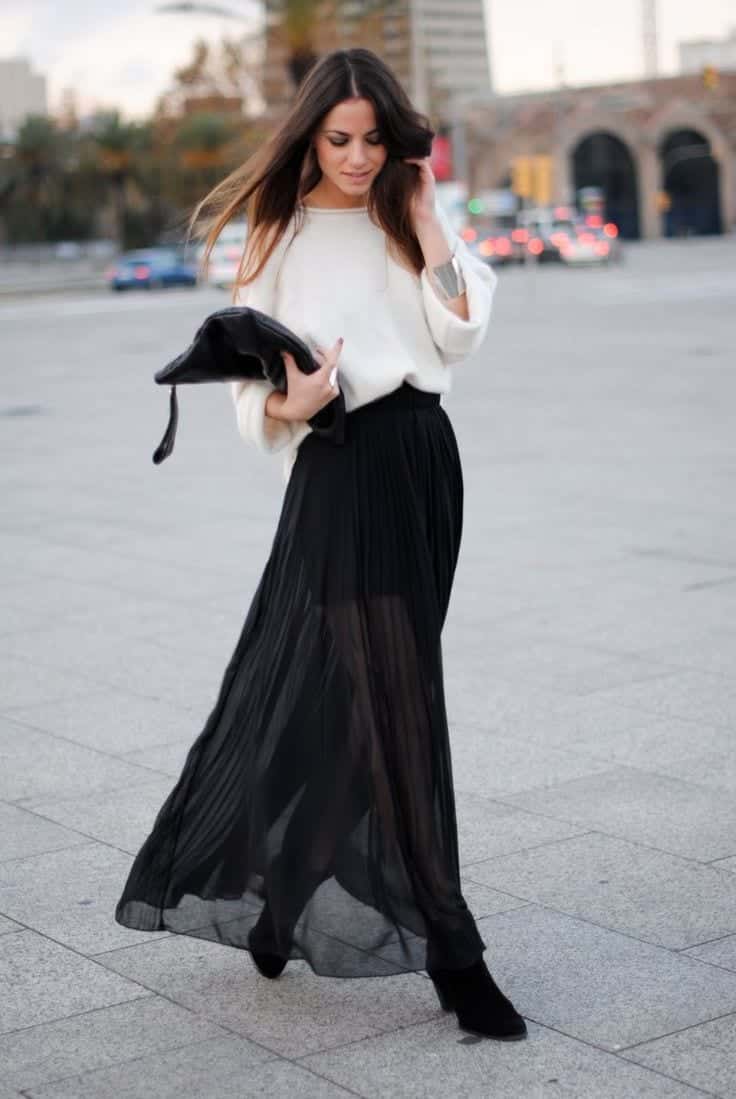 Outfits with Sheer Skirts- 20 Ideas How to Wear Sheer Skirts