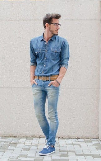 Men Outfits With Blue Jeans 45 Ways To Style Blue Jeans