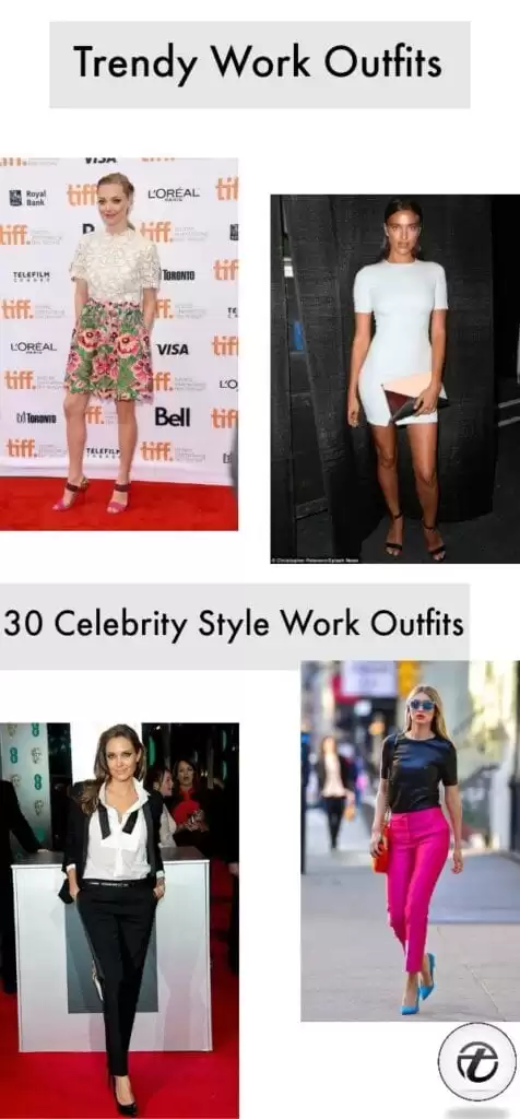 celebrity style Work Outfits for women (1)