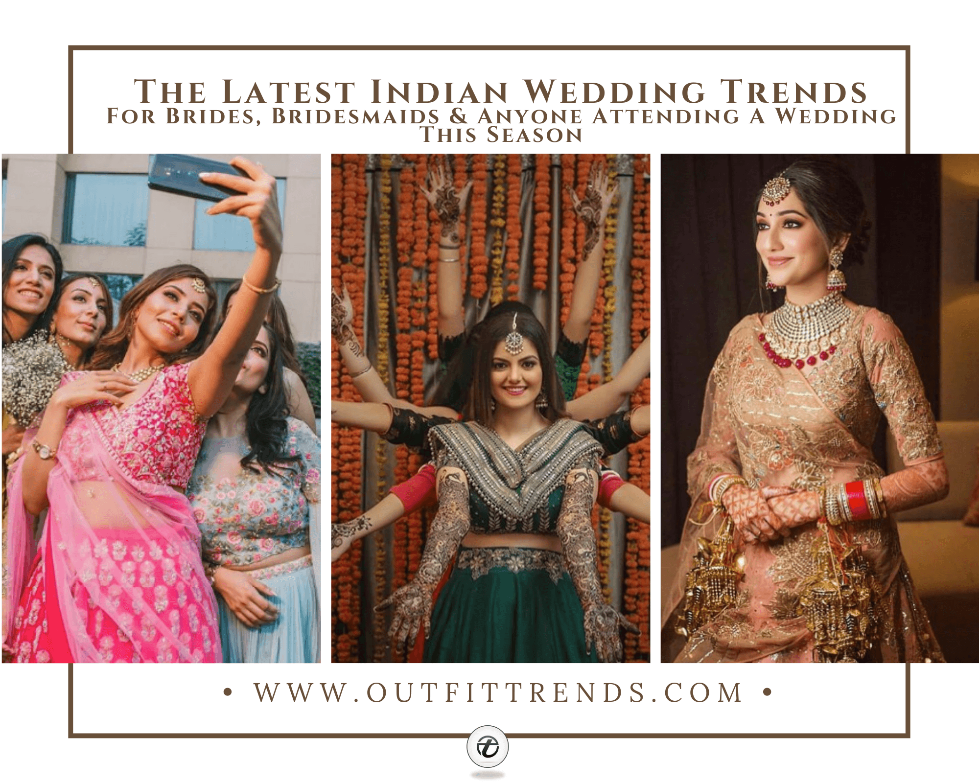 Indian Wedding Fashion-25 Latest Style Indian Bridal Outfits#