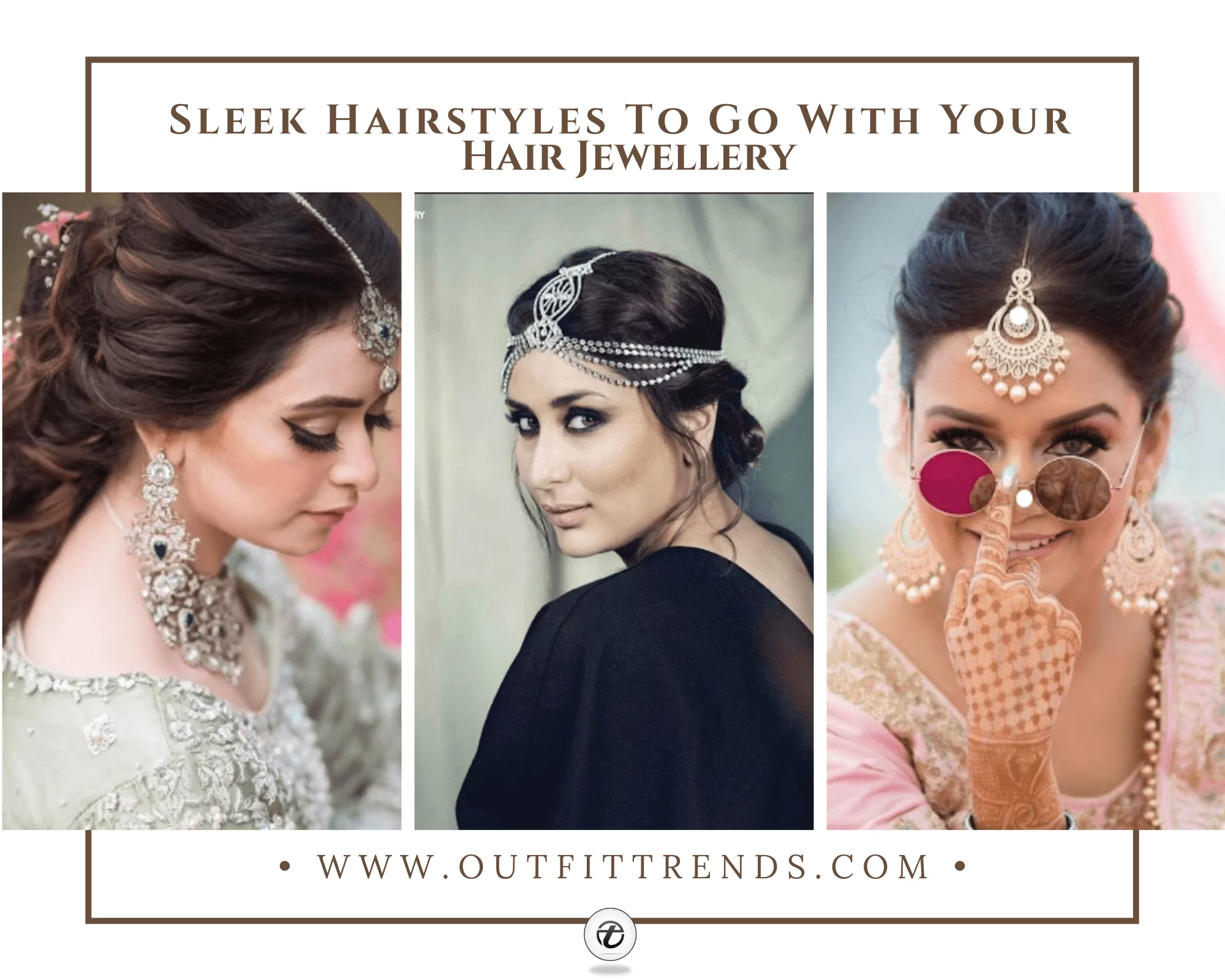 35 Cute Hairstyles With Maang Tikka/Maatha Patti This Season