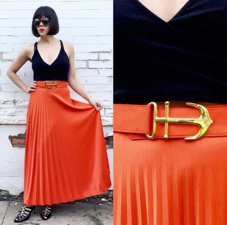 Orange Skirt Outfits 27 Ideas On How To Wear Orange Skirts 