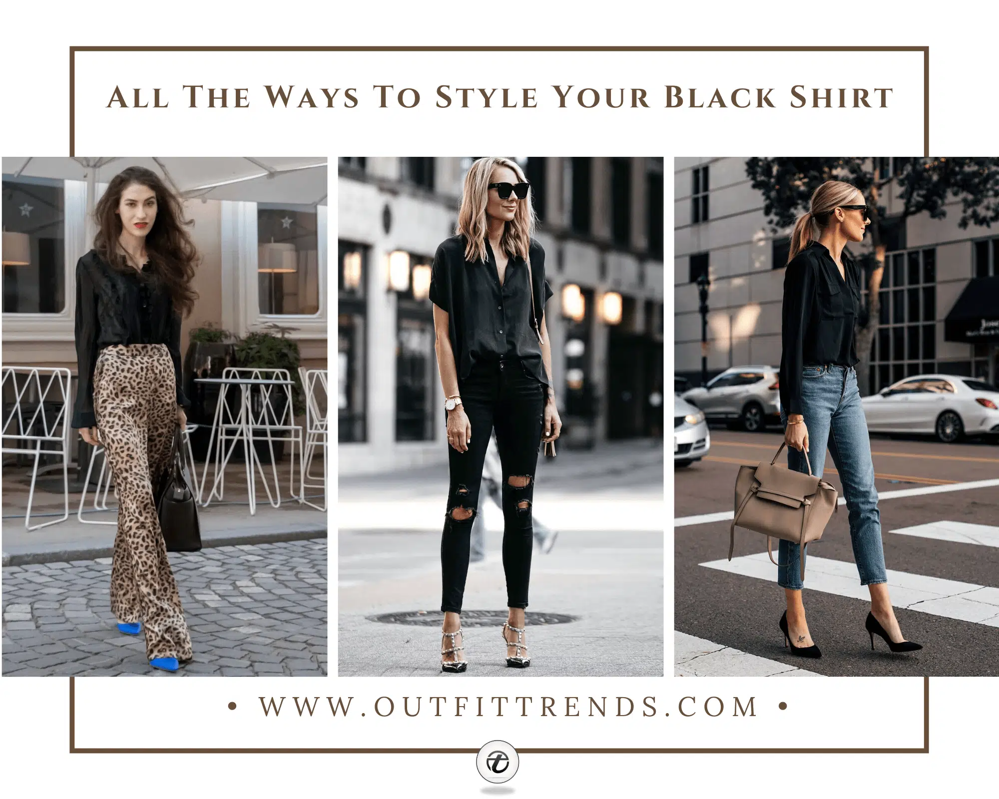 27 Fashionable Black Shirt Outfit Ideas for Girls