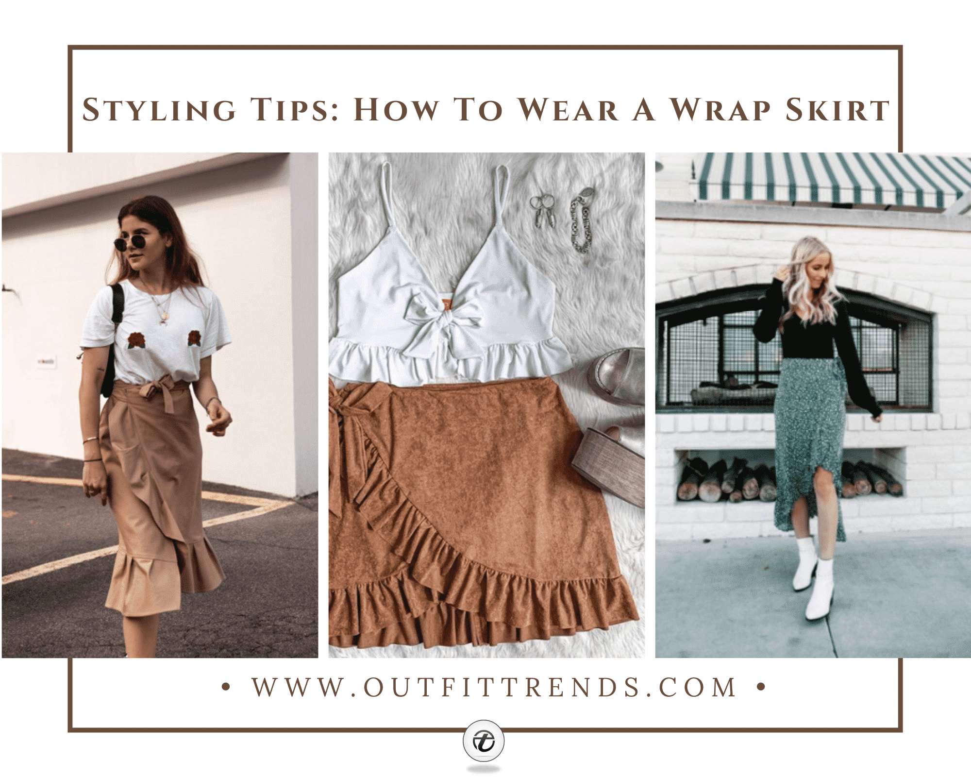 How to Style Wrap Skirts? 32 Outfit Ideas