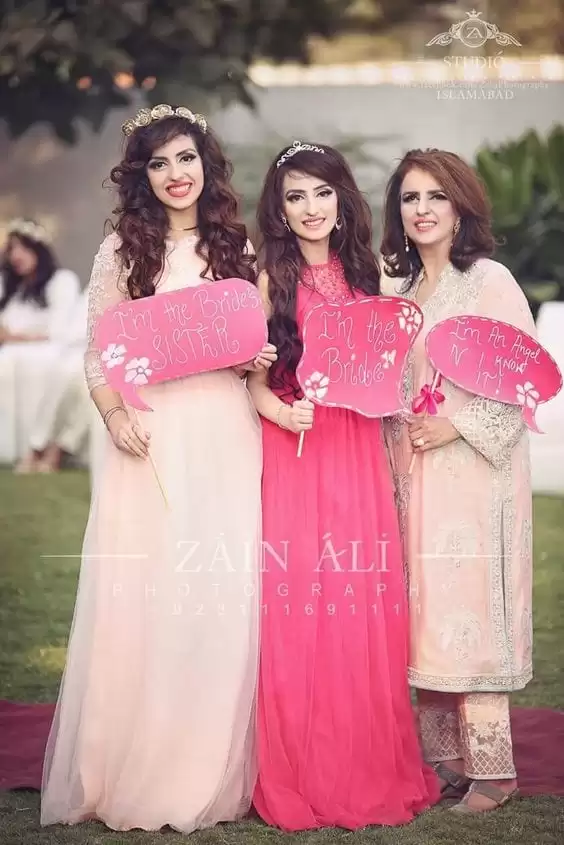 Bridal shower outfits for Pakistani weddings