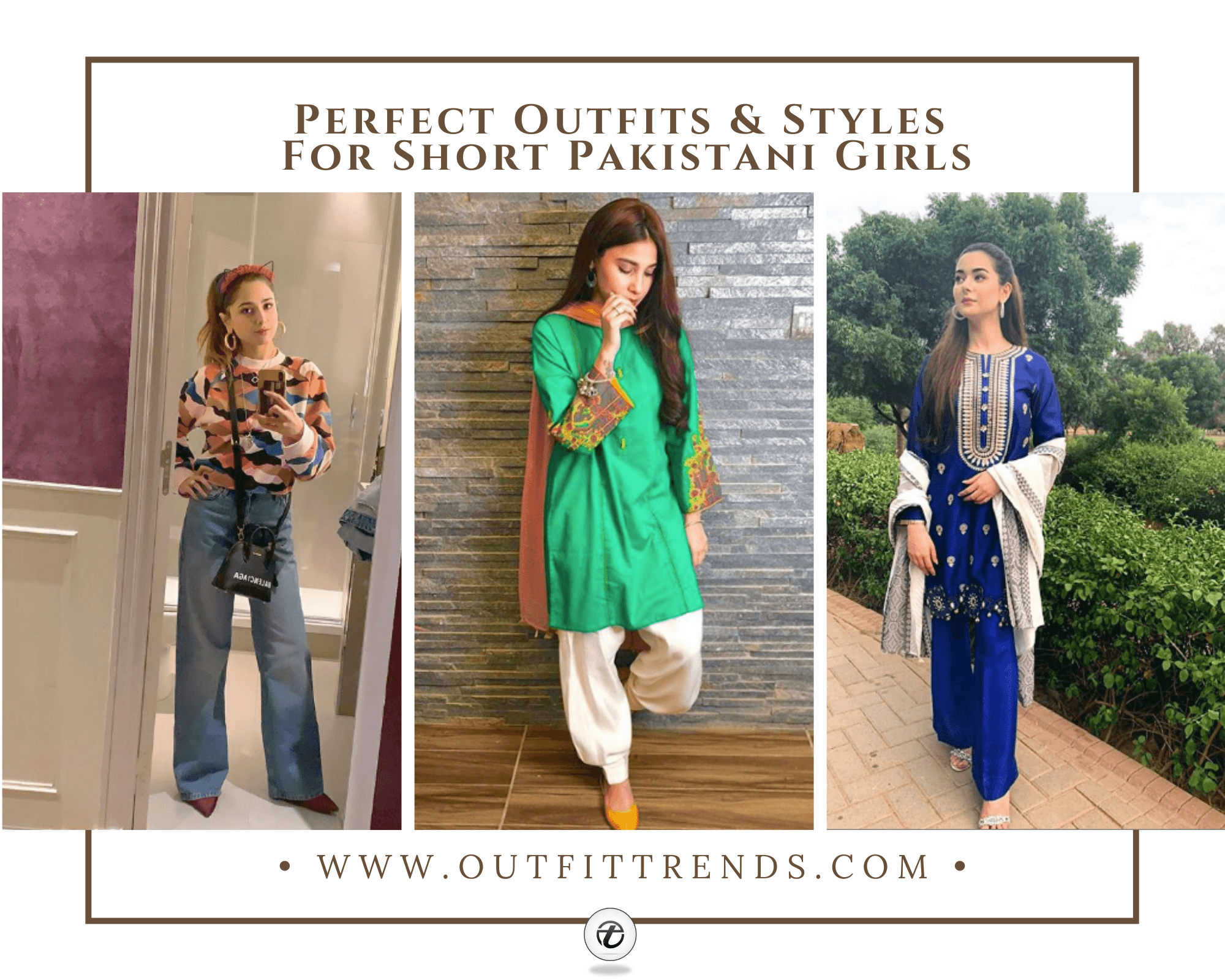 Outfits For Pakistani Girls With Short Height 
