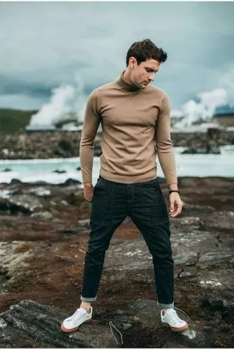 turtleneck outfits for men