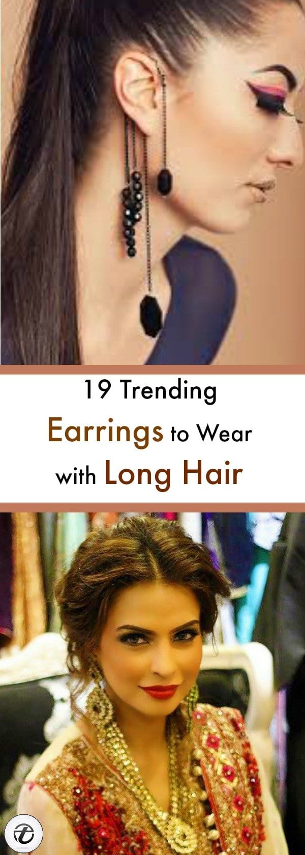 19 Cute Ways To Wear Earrings With Long Hairs 0418