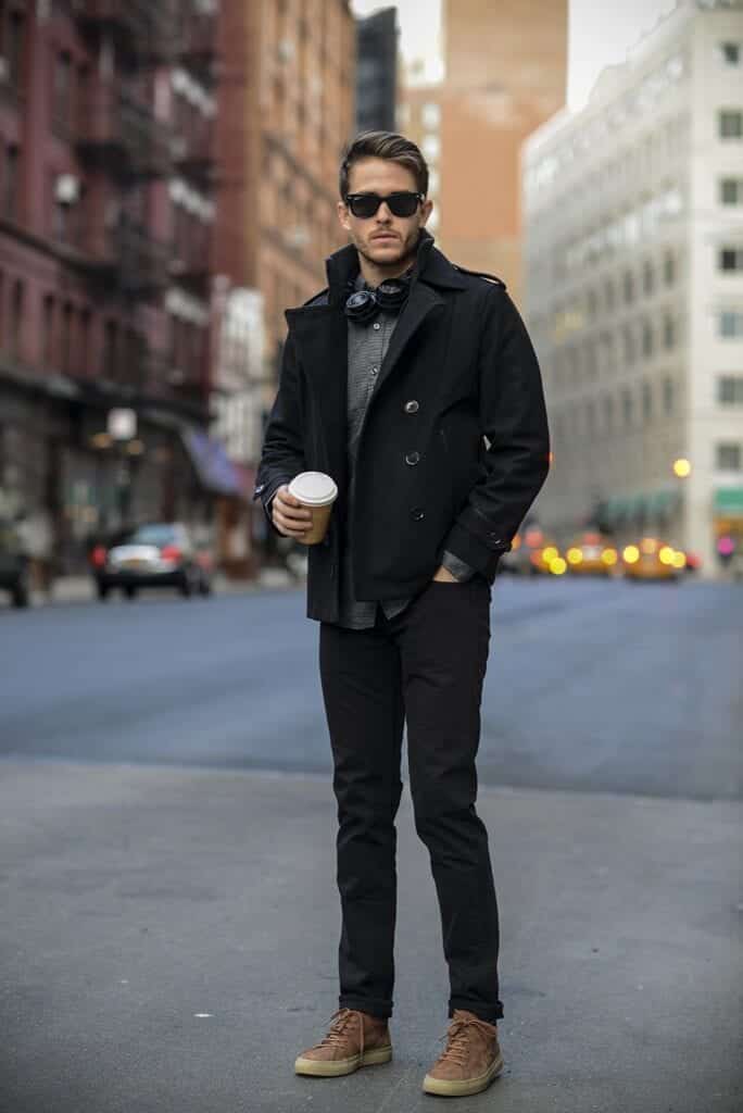 Men Peacoat Outfits – 20 Ways to Wear a Peacoats for Guys