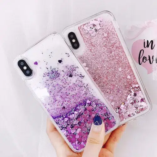 A Glossy and Glittery Phone Case