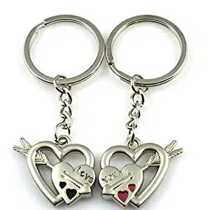 Cool Lovely Key-chain with Your and Her Name Imprinted On It