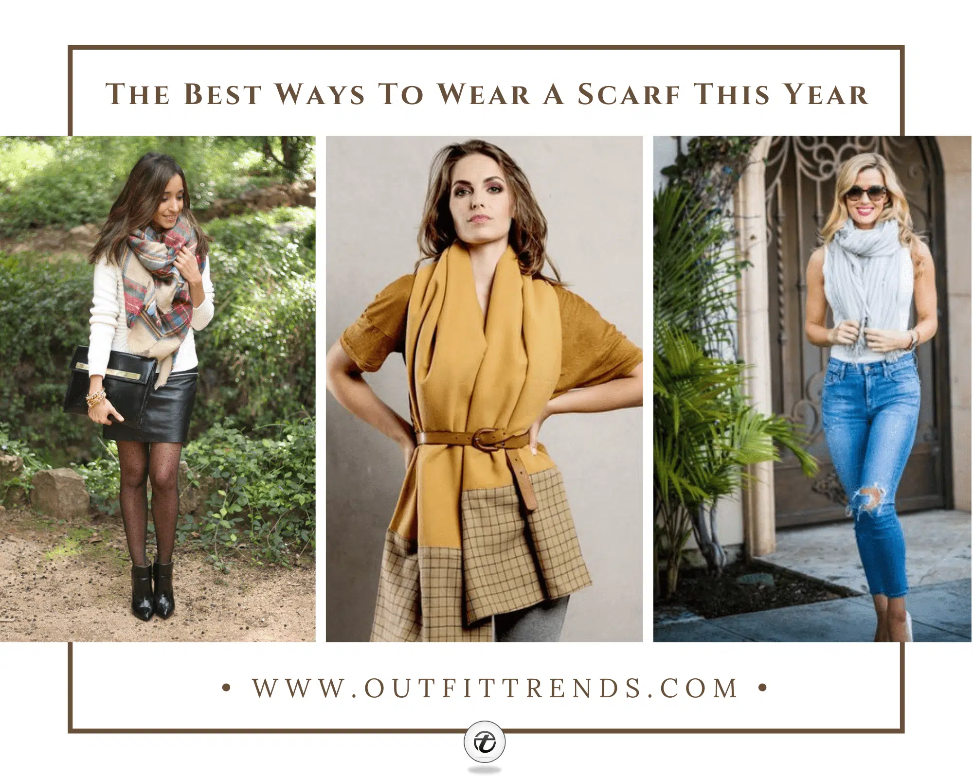 14 Ways to Wear a Scarf this Fall and Winter