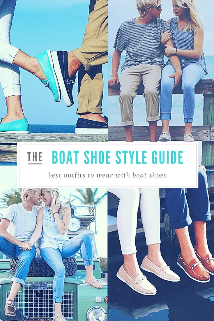 outfits with boat shoes for women