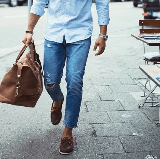 men outfits with boat shoes 3