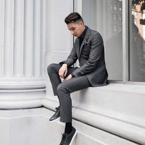 30 Best Charcoal Grey Suits with Black Shoes For Men