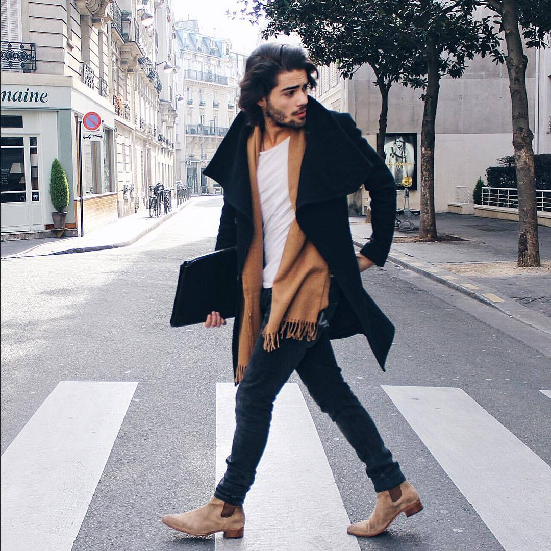 Guys Outfits with Scarves – 26 Ways to Wear a Scarf for Men