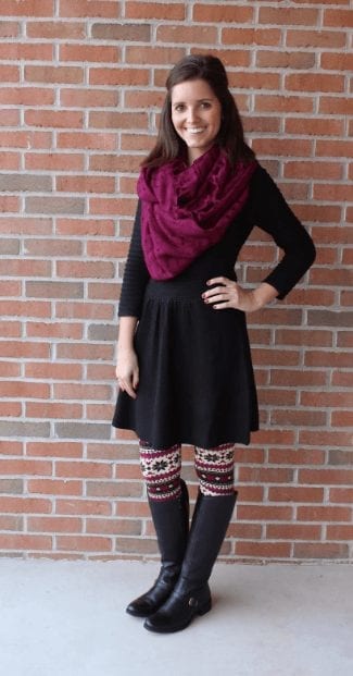 How to Wear Leggings Under A Dress - 24 Legging Outfit Ideas