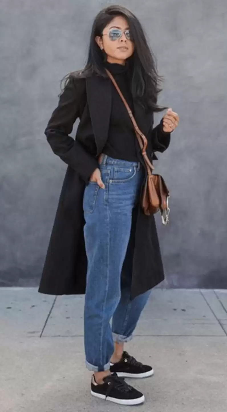 Outfits with Mom Jeans – 25 ways to wear Mom Jeans Fashionably (45)