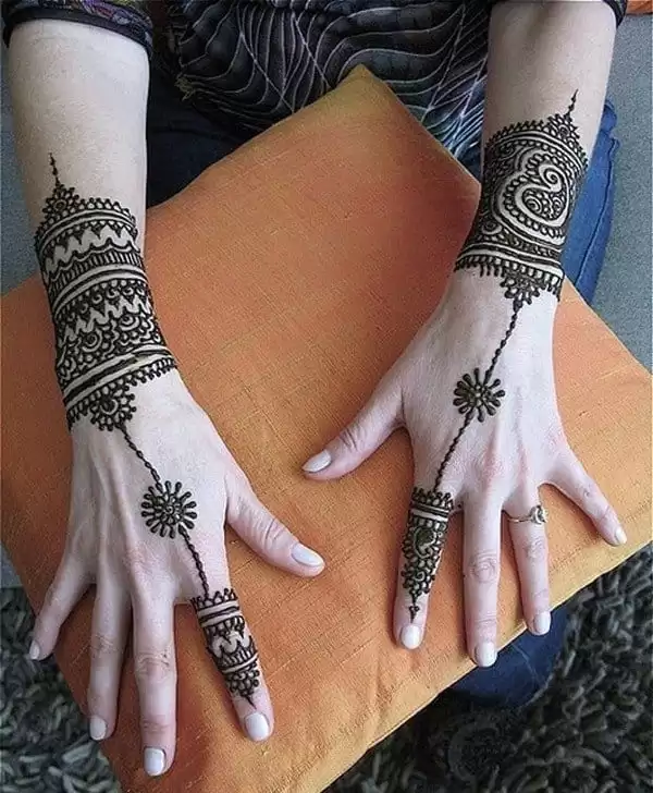 30 Best Bangle Mehndi Designs To Inspire You (21)