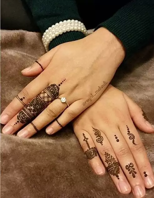 Engagement Mehndi Designs You Should Try (30)