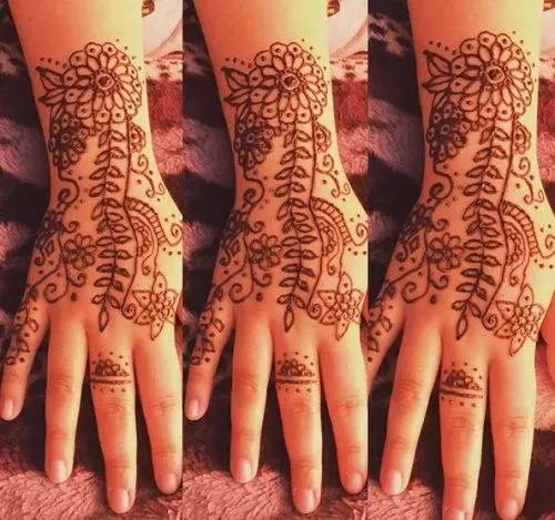 Best Floral Mehndi Designs (30)