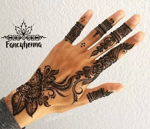 Best Floral Mehndi Designs (20)