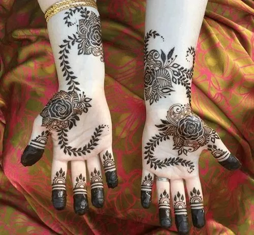 Best Floral Mehndi Designs (7)