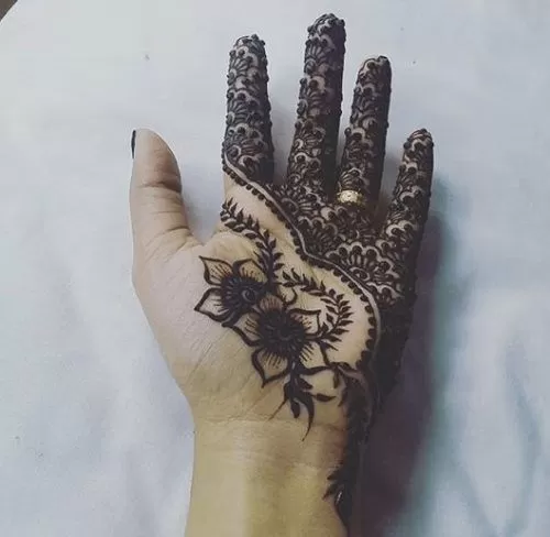 Best Floral Mehndi Designs (45)