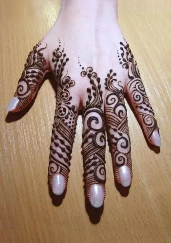 Best Mehndi Designs for Fingers (24)