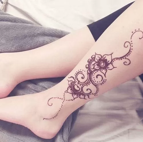 Best Leg Mehndi Designs (11)