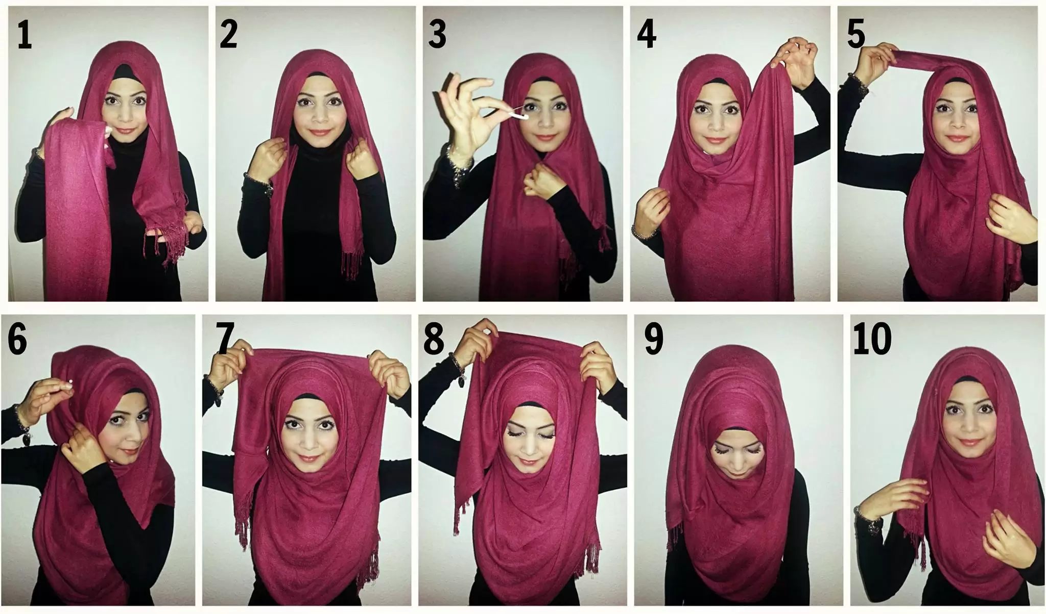 Modest Fashion Ideas with Pashmina Scarves (5)