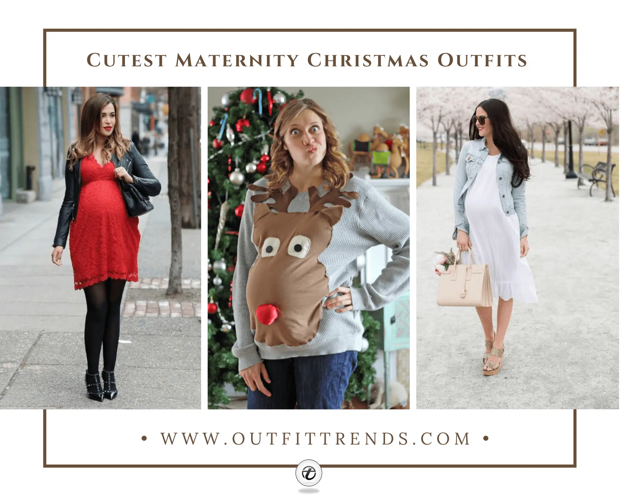 32 Best Maternity Christmas Outfits That Are Comfy & Stylish