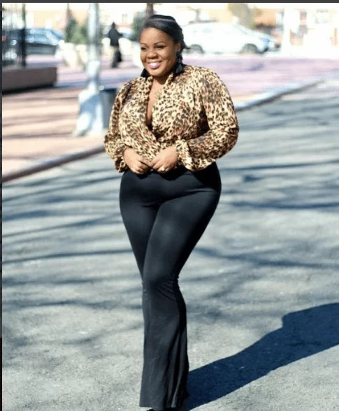 Plus size funeral outfit