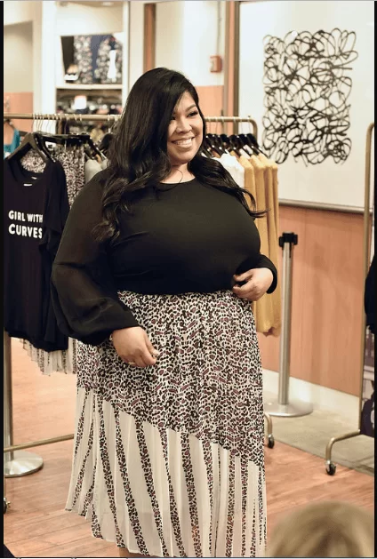 Plus size funeral outfit