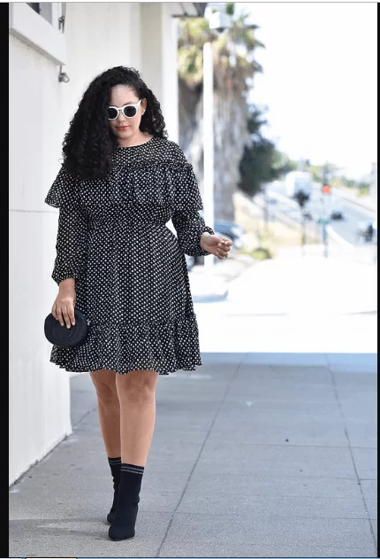 Plus size funeral outfit