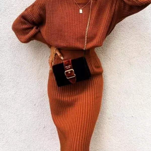 brown outfit ideas for women (28)