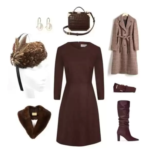 brown outfit ideas for women (14)