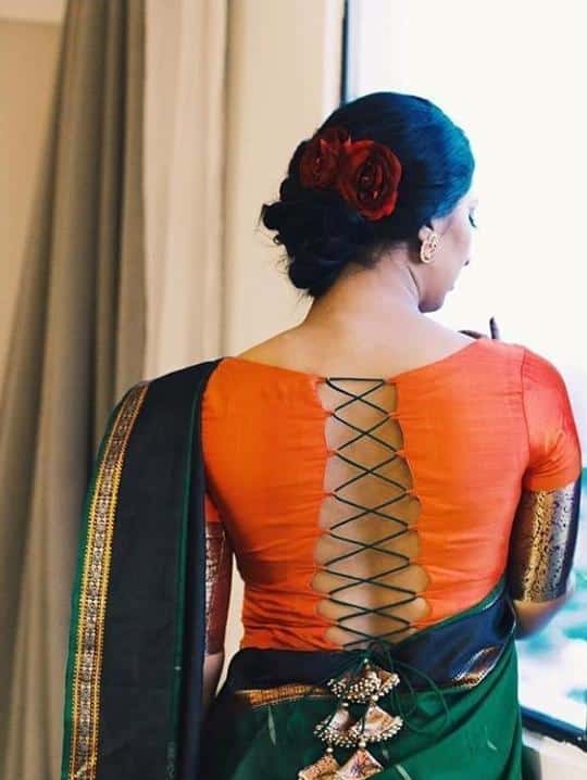 20 Latest Silk Blouse Saree Designs and Styling Tips