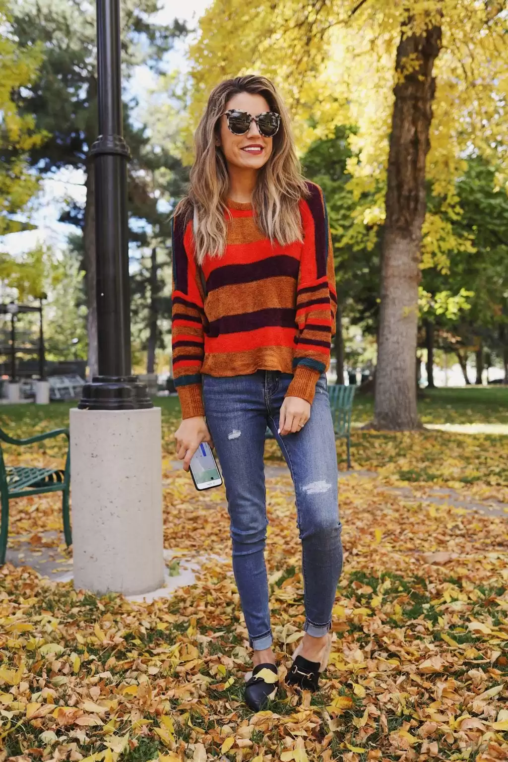 how to wear chenille sweater