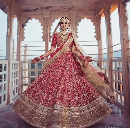 bridal heavy saree trends