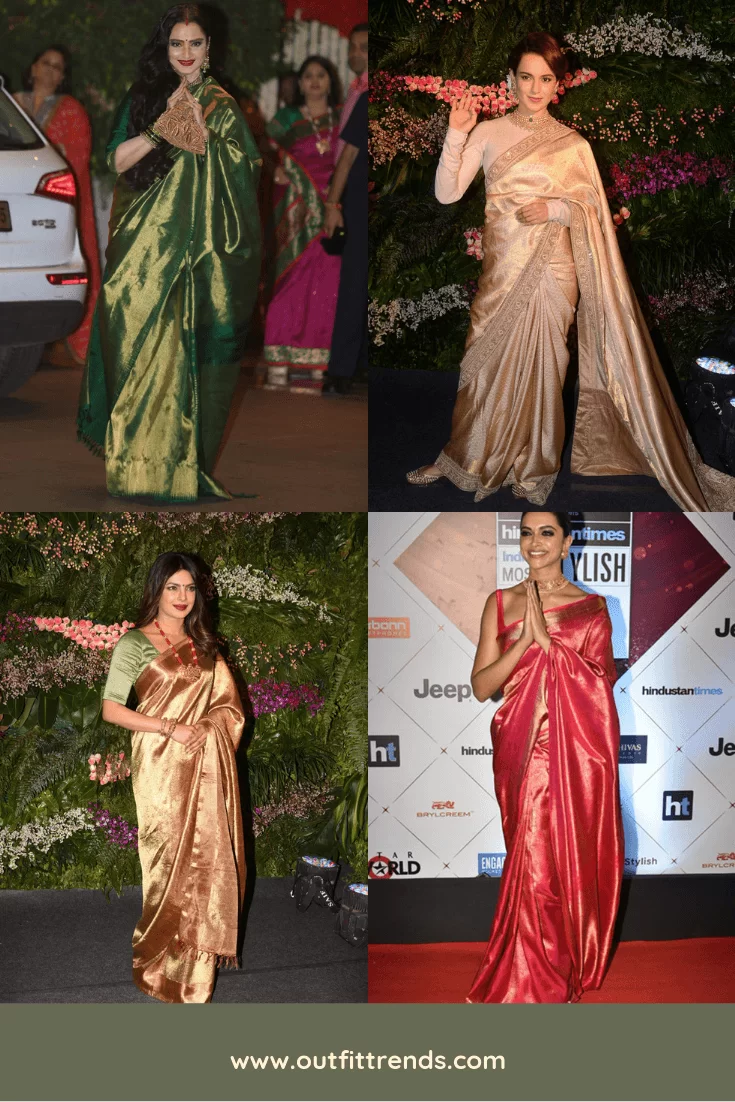 how to wear a heavy saree