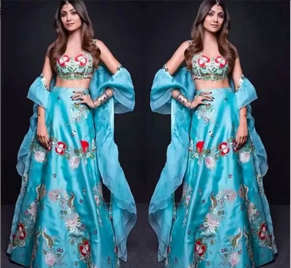 shilpa shetty blue