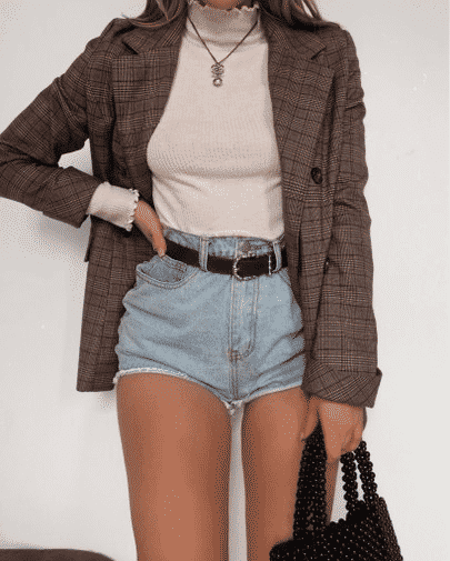 How To Wear Checkered Blazers-20 Plaid Blazer Outfit Ideas